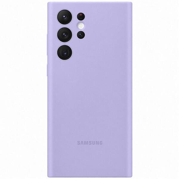 Чохол Samsung Silicone Cover для Samsung Galaxy S22 Ultra SM-S908 Fresh Lavender EF-PS908TVEGRU