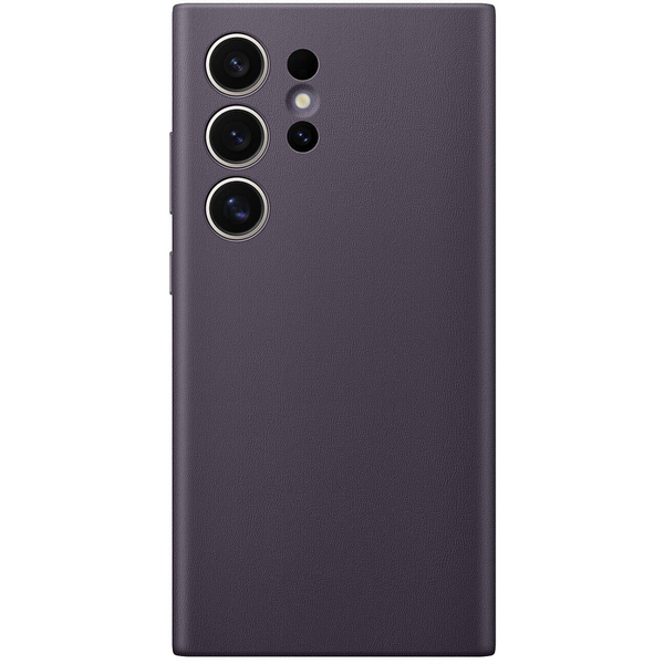 Чохол Samsung Vegan Leather Case для Samsung Galaxy S24 Ultra SM-S928 Dark Violet GP-FPS928HCAVW