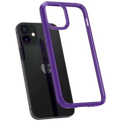 Чохол Spigen Crystal Hybrid для Apple iPhone 12 Mini Hydrangea Purple ACS01544