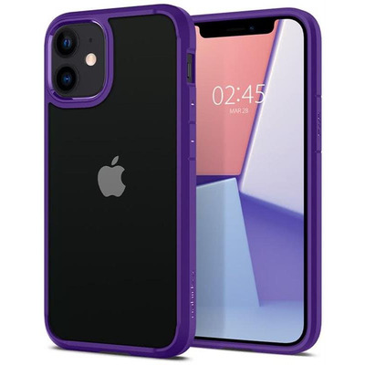 Чохол Spigen Crystal Hybrid для Apple iPhone 12 Mini Hydrangea Purple ACS01544
