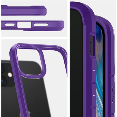 Чохол Spigen Crystal Hybrid для Apple iPhone 12 Mini Hydrangea Purple ACS01544