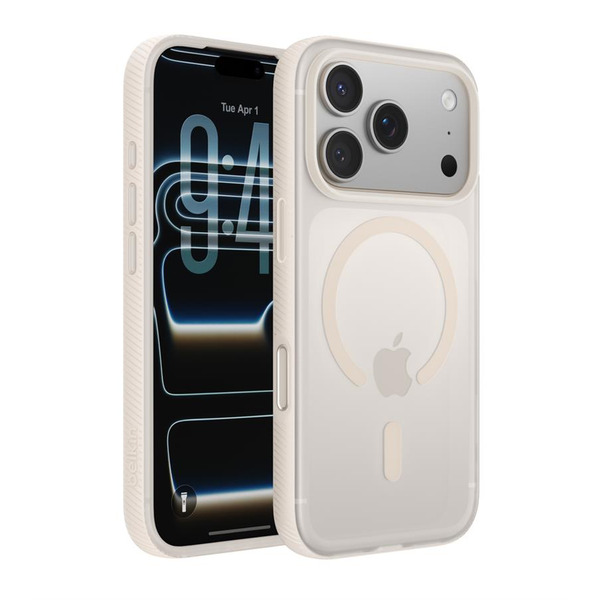 Чохол Belkin для iPhone 17 Pro, Magnetic Protective Grip, Sand MSA035HQSA