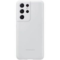 Чохол Samsung Silicone Cover для Samsung Galaxy S21 Ultra SM-G998 Light Gray EF-PG998TJEGRU