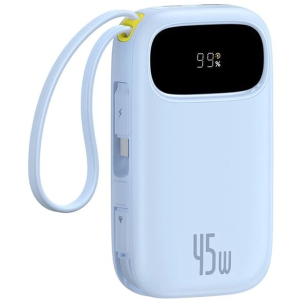Зовнішній акумулятор (Power Bank)) Baseus EnerFill FC31 Digital Display USB-C + C 20000mAh 45W Galaxy Blue (P10082105313-00)