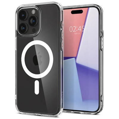 Чохол Spigen для Apple iPhone 15 Pro Ultra Hybrid MagFit, White ACS06715