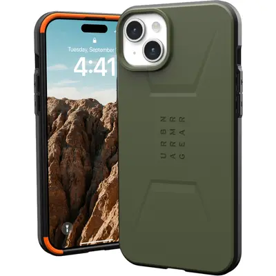Чохол UAG для Apple iPhone 15 Civilian Magsafe, Olive Drab 114287117272