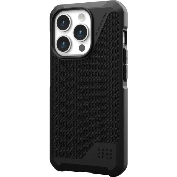 Чохол UAG для Apple iPhone 15 Pro Metropolis LT Magsafe, Kevlar Black 114277113940