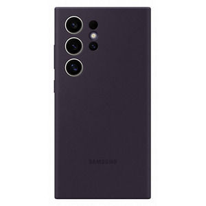Чохол Samsung для Galaxy S24 Ultra (S928), Silicone Case, фіолетовий темний EF-PS928TEEGWW