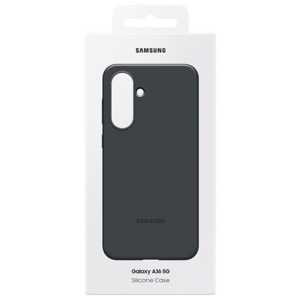 Чохол Samsung для Galaxy A36 (A366), Silicone Case, чорний EF-PA366CBEGWW