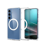 Чохол Spigen для Samsung Galaxy S25+, Ultra Hybrid MagFit, Clear White ACS08981