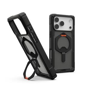 Чохол UAG для iPhone 17 Pro, Plasma XTE MagSafe, Black/Pop Orange 114527114097