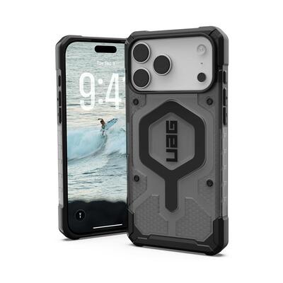 Чохол UAG для iPhone 17 Pro, Pathfinder Clear MagSafe, Ash/Black 114551113140