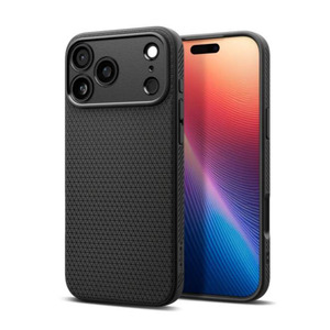 Чохол Spigen для iPhone 17 Pro Max, Liquid Air, Matte Black ACS10265