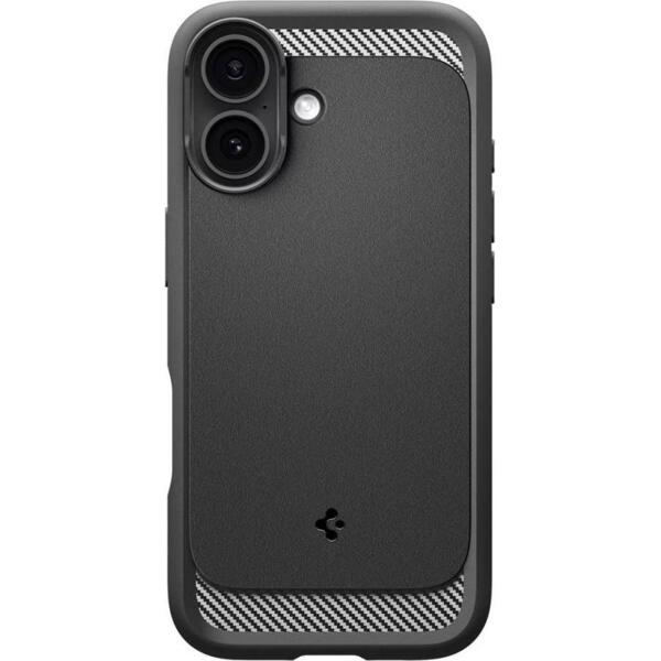 Чохол Spigen для iPhone 17, Rugged Armor MagFit, Matte Black ACS10367