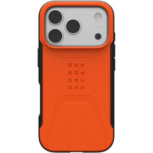 Чохол UAG для iPhone 17 Pro, Civilian MagSafe, Orange 114545119797