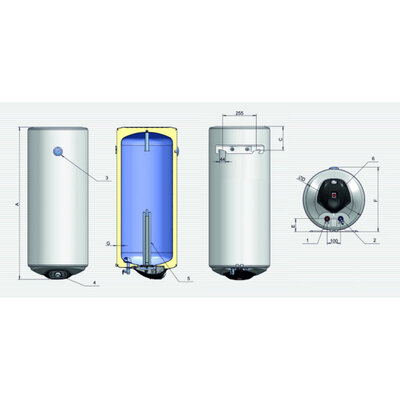 Водонагрівач Eldom Eureka 150 WV15046D