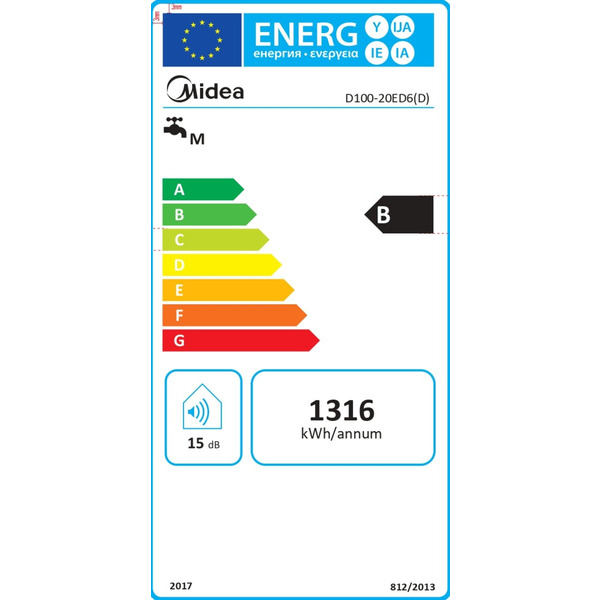 Водонагрівач MIDEA PRIME Wi-Fi  D100-20ED6 (D)