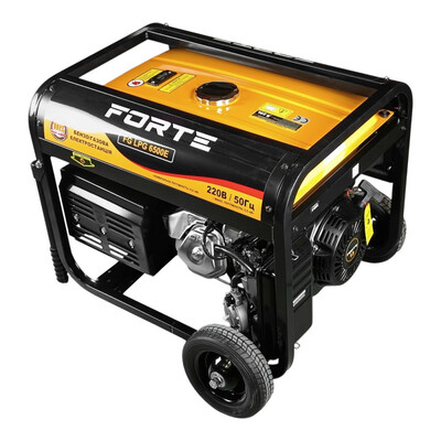 Комбінований генератор (газ-бензин) Forte FG LPG 6500E (58392)