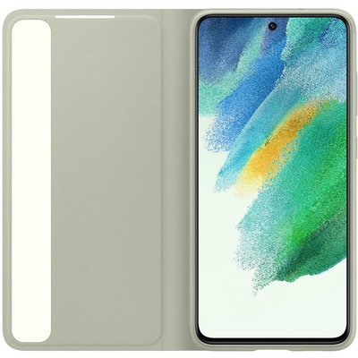 Чохол-книжка Samsung Smart Clear View Cover для Samsung Galaxy S21 FE SM-G990 Olive Green EF-ZG990CMEGRU