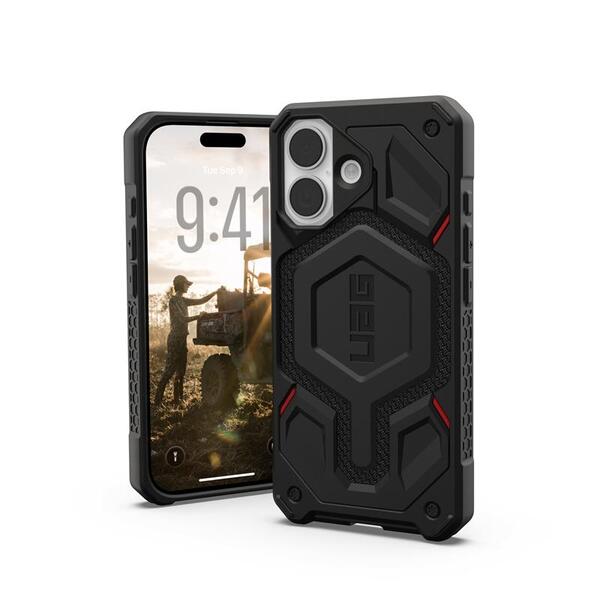 Чохол UAG для iPhone 17, Monarch Pro MagSafe, Kevlar Black 114516113940