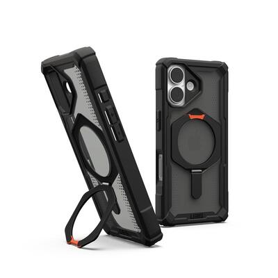 Чохол UAG для iPhone 17, Plasma XTE MagSafe, Black/Pop Orange 114526114097