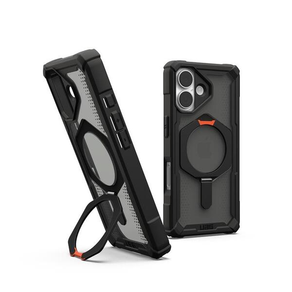 Чохол UAG для iPhone 17, Plasma XTE MagSafe, Black/Pop Orange 114526114097