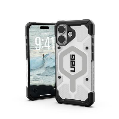 Чохол UAG для iPhone 17, Pathfinder Clear MagSafe, Ice/Silver 114553114333