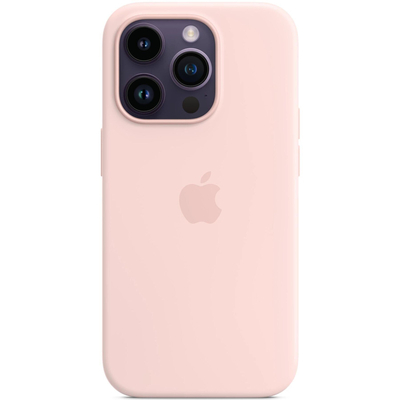 Чохол Apple Silicone Case with MagSafe для Apple iPhone 14 Pro Chalk Pink MPTH3