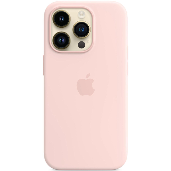 Чехол-накладка Apple Silicone Case with MagSafe для Apple iPhone 14 Pro Chalk Pink (MPTH3)