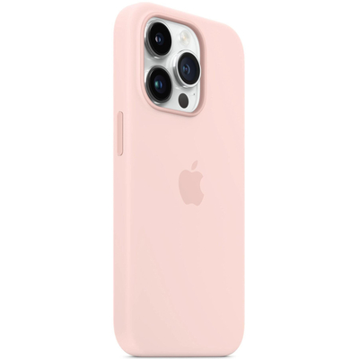 Чохол Apple Silicone Case with MagSafe для Apple iPhone 14 Pro Chalk Pink MPTH3