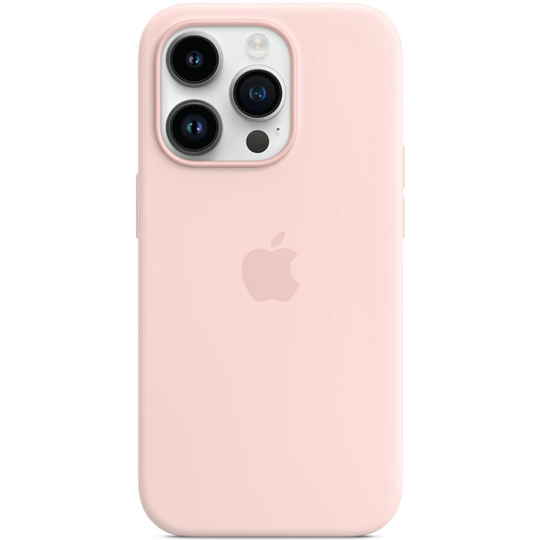 Чехол-накладка Apple Silicone Case with MagSafe для Apple iPhone 14 Pro Chalk Pink (MPTH3)