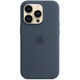 Чохол Apple Silicone Case with MagSafe для Apple iPhone 14 Pro Storm Blue MPTF3