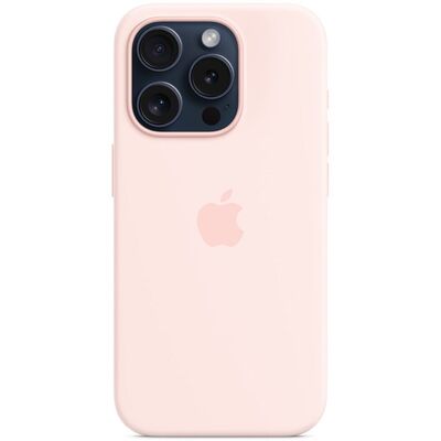Чохол Apple Silicone Case with MagSafe для Apple iPhone 15 Pro Light Pink MT1F3