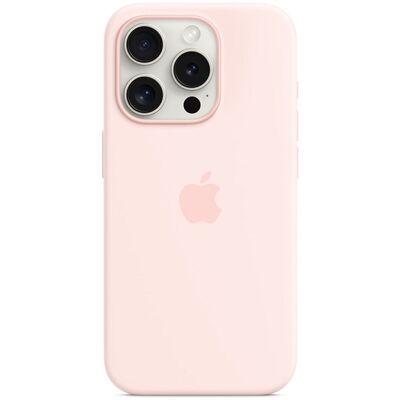 Чохол Apple Silicone Case with MagSafe для Apple iPhone 15 Pro Light Pink MT1F3