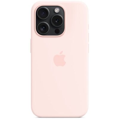 Чохол Apple Silicone Case with MagSafe для Apple iPhone 15 Pro Light Pink MT1F3
