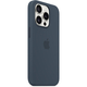 Чохол Apple Silicone Case with MagSafe для Apple iPhone 15 Pro Storm Blue MT1D3