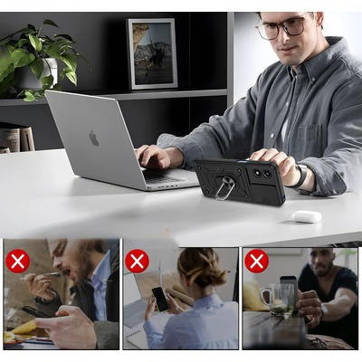 Чeхол-накладка BeCover Military для Motorola Moto G04/G04s Black (713062)