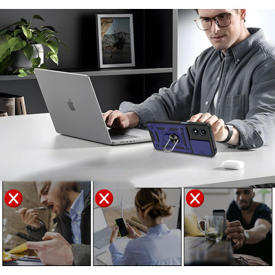 Чохол BeCover Military для Motorola Moto G04/G04s Blue 713063