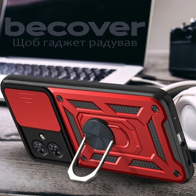 Чохол BeCover Military для Motorola Moto G54/G54 Power Red 711005