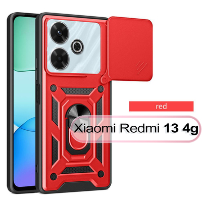 Чeхол-накладка BeCover Military для Xiaomi Redmi 13 Red (711554)