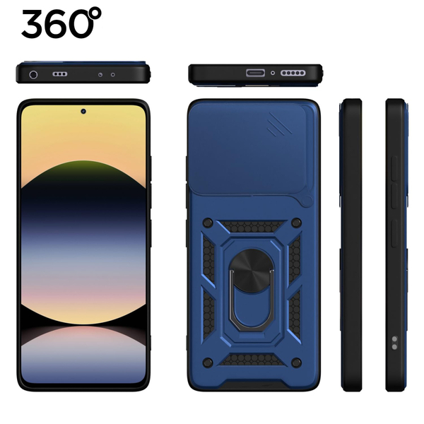 Чохол BeCover Military для Xiaomi Redmi Note 14 5G Blue 713093