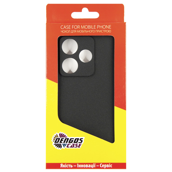 Чохол Dengos для Xiaomi Redmi 13 4G Black DG-KM-98