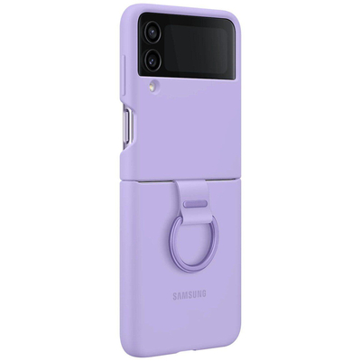 Чохол Samsung Silicone Cover with Ring для Samsung Galaxy Flip 4 SM-F721 Lavender EF-PF721TVEGUA