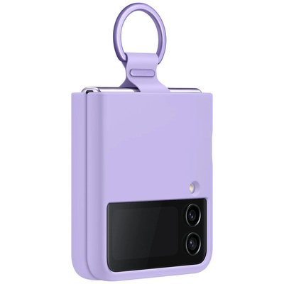 Чохол Samsung Silicone Cover with Ring для Samsung Galaxy Flip 4 SM-F721 Lavender EF-PF721TVEGUA