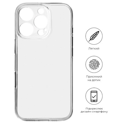 Чохол BeCover для Apple iPhone 16 Pro Transparancy 712279