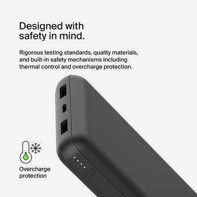 Зовнішній акумулятор (павербанк) Belkin 20000mAh 15W Blue (BPB012BTBL)