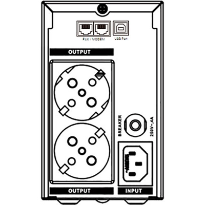 Лінійно-інтерактивний ДБЖ Marsriva MR-UF800L