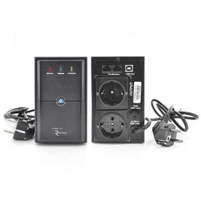 Лінійно-інтерактивний ДБЖ Ritar E-RTM650L-U (390W)  