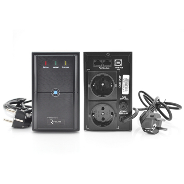 Лінійно-інтерактивний ДБЖ Ritar E-RTM650L-U (390W)