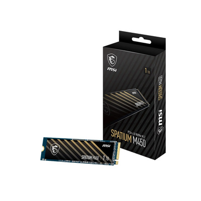 Накопитель SSD 1TB MSI Spatium M450 V1 M.2 2280 PCIe 4.0 x4 NVMe 3D NAND TLC (S78-440L0M0-P83)